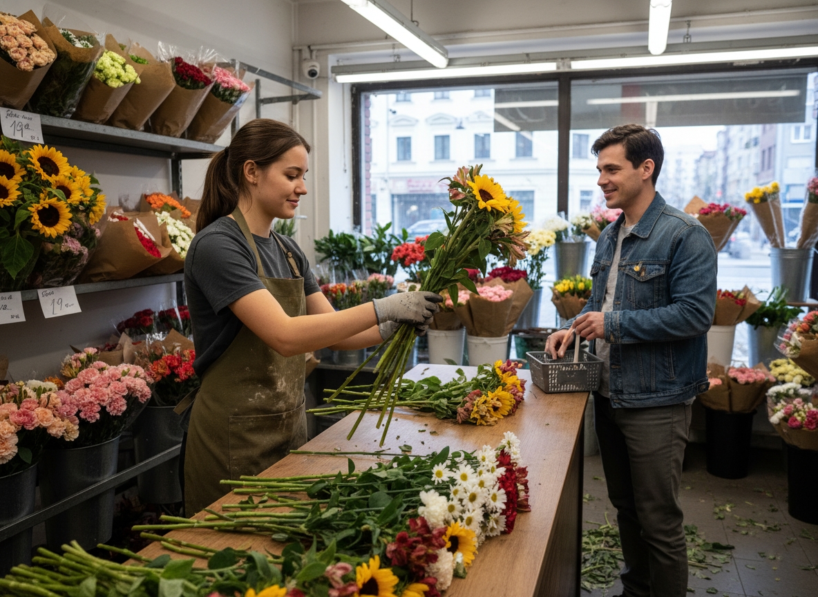 Униформа для цветочного магазина