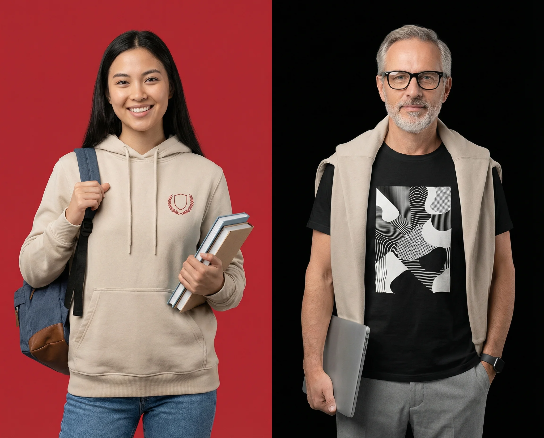 B2B мерч для образования — университетские худи и футболки с авторским дизайном для студентов